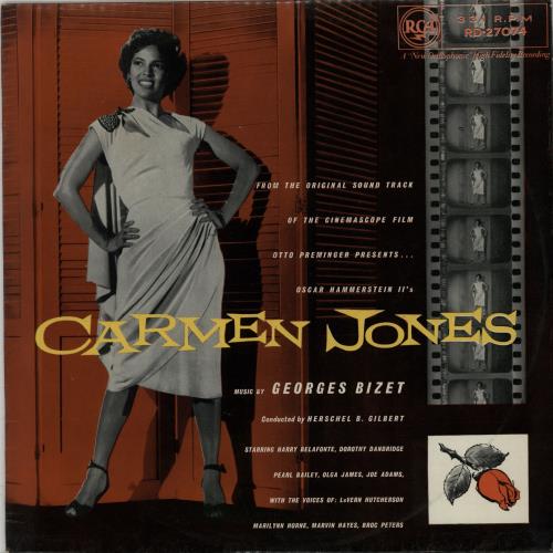 Original Soundtrack Carmen Jones - orange label vinyl LP album (LP record) UK OSTLPCA640770