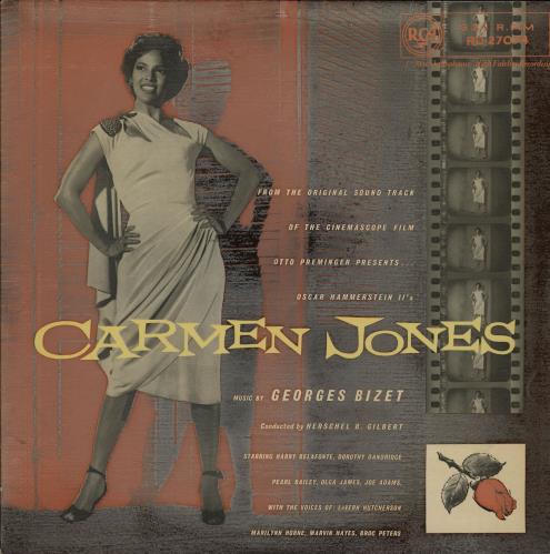 Original Soundtrack Carmen Jones vinyl LP album (LP record) UK OSTLPCA751576