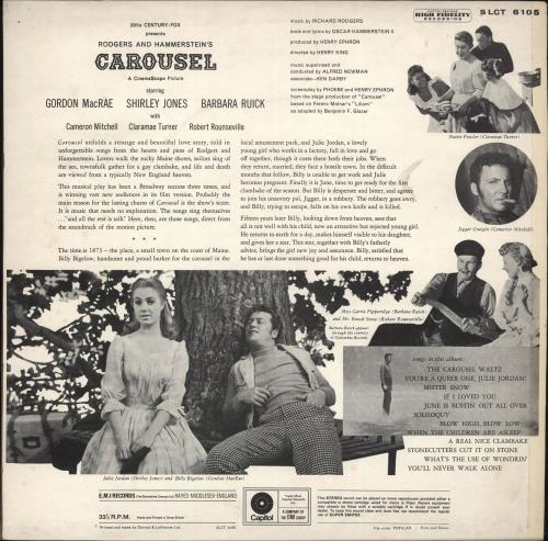Original Soundtrack Carousel - Peach Label vinyl LP album (LP record) UK OSTLPCA703074