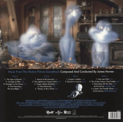 Original Soundtrack Casper - Ultra Clear Vinyl 2-LP vinyl record set (Double LP Album) UK OST2LCA869147