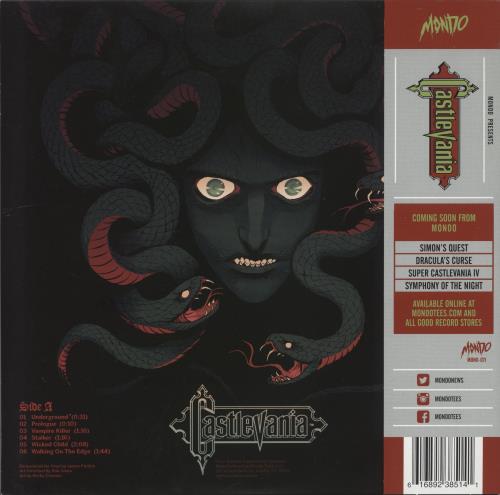 Original Soundtrack Castlevania 10" vinyl single (10 inch record) US OST10CA873982