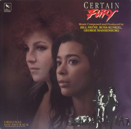 Original Soundtrack Certain Fury vinyl LP album (LP record) US OSTLPCE814046