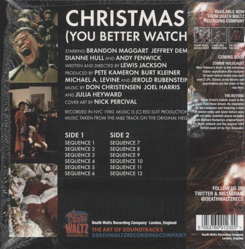 Original Soundtrack Christmas Evil - Pearl White Vinyl 10" vinyl single (10 inch record) UK OST10CH858380