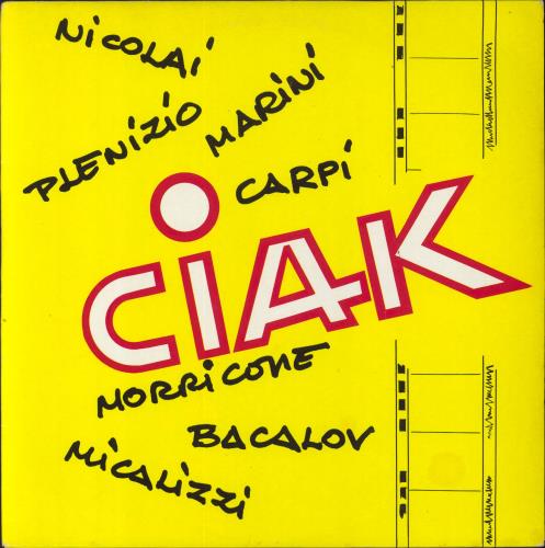Original Soundtrack Ciak vinyl LP album (LP record) Italian OSTLPCI818472
