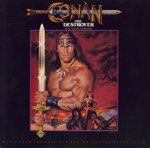 Original Soundtrack Conan The Destroyer vinyl LP album (LP record) US OSTLPCO789365