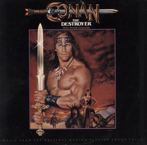 Original Soundtrack Conan The Destroyer vinyl LP album (LP record) US OSTLPCO822963