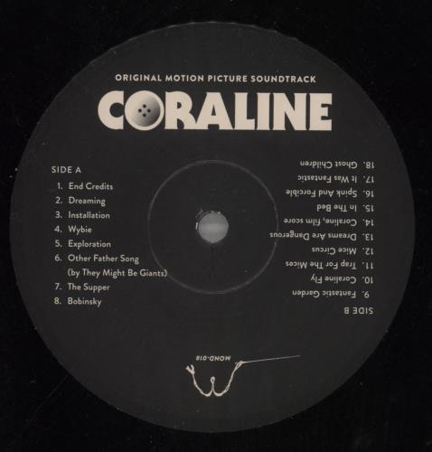 Original Soundtrack Coraline - 180g 2-LP vinyl record set (Double LP Album) US OST2LCO858425