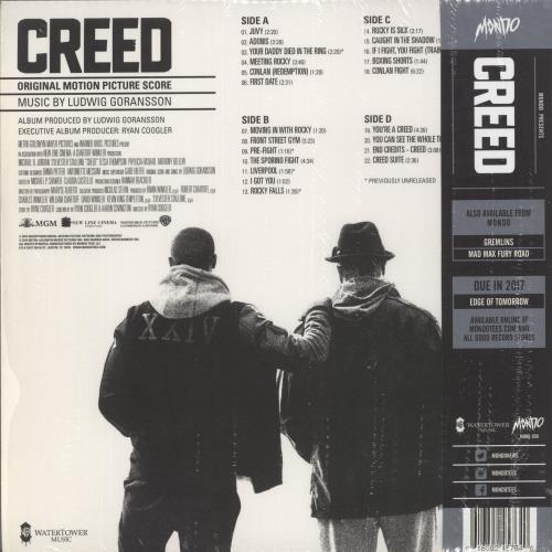 Original Soundtrack Creed - 180gm Red, White & Blue Tri-Colour Vinyl 2-LP vinyl record set (Double LP Album) US OST2LCR876248