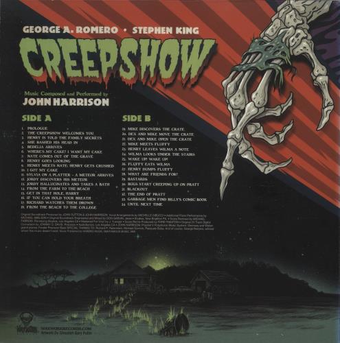 Original Soundtrack Creepshow - Blue Vinyl vinyl LP album (LP record) US OSTLPCR858401