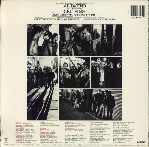 Original Soundtrack Cruising vinyl LP album (LP record) US OSTLPCR795531