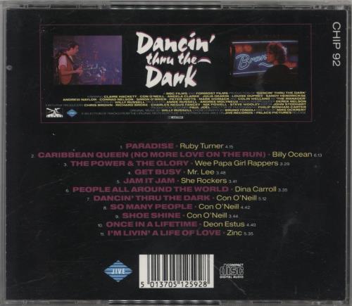 Original Soundtrack Dancin' Thru The Dark CD album (CDLP) UK OSTCDDA863145