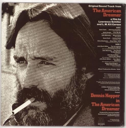 Original Soundtrack Dennis Hopper In "The American Dreamer" vinyl LP album (LP record) US OSTLPDE719877
