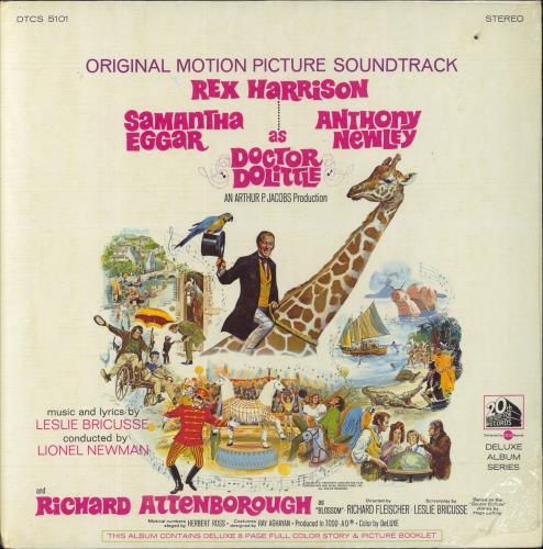 Original Soundtrack Doctor Dolittle - shrink vinyl LP album (LP record) US OSTLPDO832529