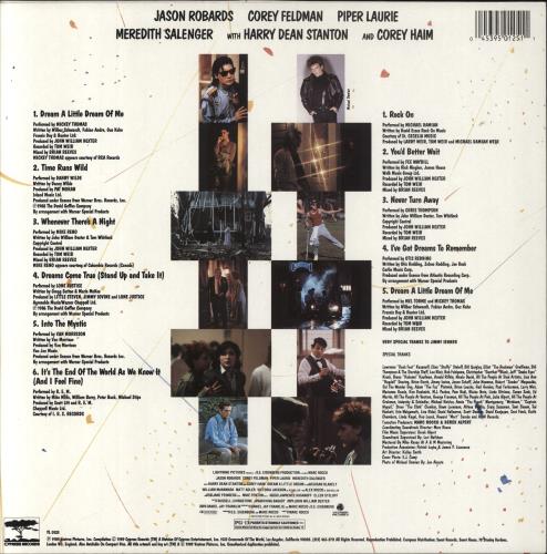 Original Soundtrack Dream A Little Dream vinyl LP album (LP record) US OSTLPDR807383