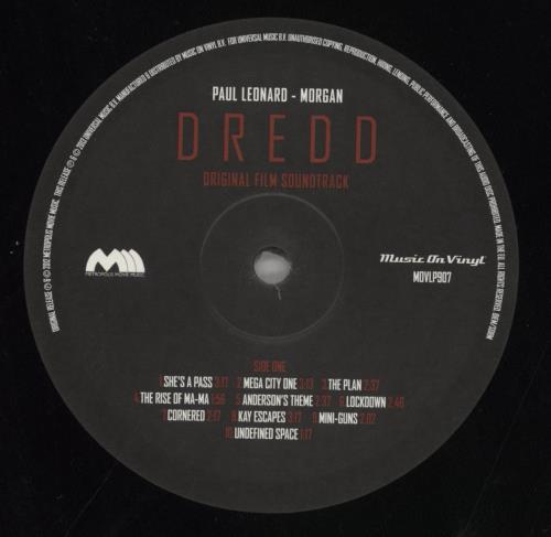 Original Soundtrack Dredd - 180g vinyl LP album (LP record) UK OSTLPDR858367