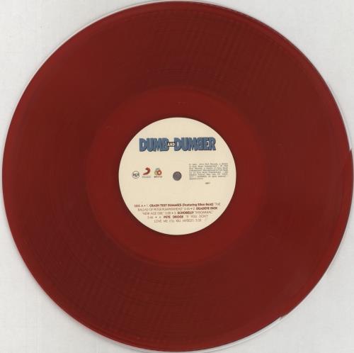 Original Soundtrack Dumb And Dumber - Red Vinyl 2-LP vinyl record set (Double LP Album) US OST2LDU857048