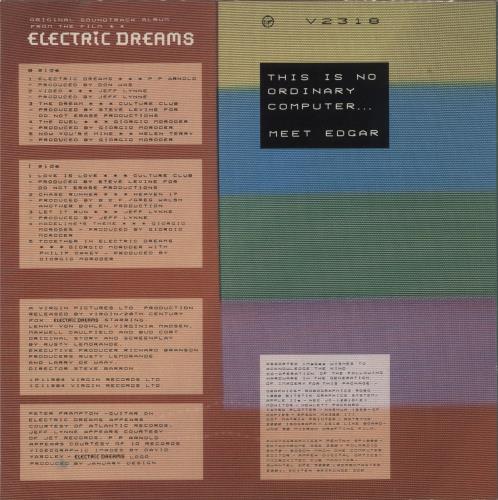 Original Soundtrack Electric Dreams + PVC Outer vinyl LP album (LP record) UK OSTLPEL97475