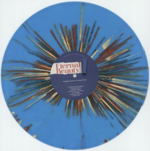 Original Soundtrack Eternal Beauty - Dinked Edition - Blue With Multicolour Splatter Vinyl - Autographed Print vinyl LP album (LP record) UK OSTLPET880412