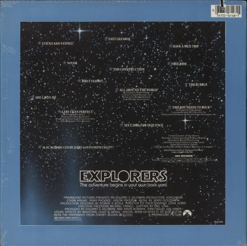 Original Soundtrack Explorers - EX vinyl LP album (LP record) US OSTLPEX846852