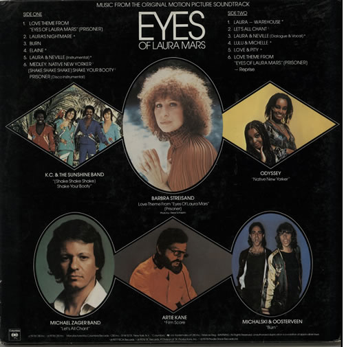 Original Soundtrack Eyes Of Laura Mars vinyl LP album (LP record) US OSTLPEY641197