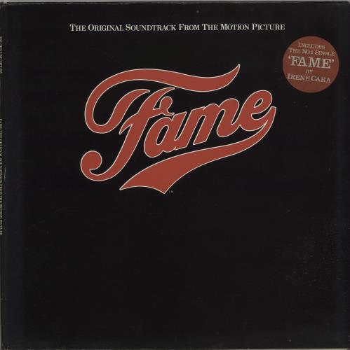 Original Soundtrack Fame - Stickered sleeve vinyl LP album (LP record) UK OSTLPFA316853