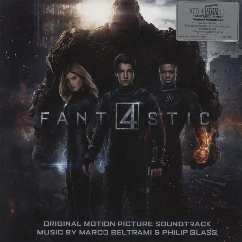 Original Soundtrack Fant4stic - Black & White Marbled  180 gram Vinyl - Numbered 2-LP vinyl record set (Double LP Album) UK OST2LFA859219