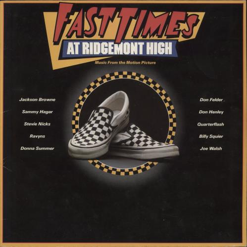 Original Soundtrack Fast Times At Ridgemont High  Music From The Motion Picture vinyl LP album (LP record) German OSTLPFA879194