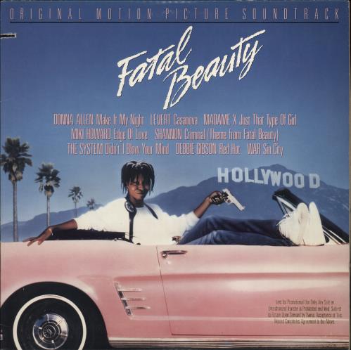 Original Soundtrack Fatal Beauty vinyl LP album (LP record) US OSTLPFA107073