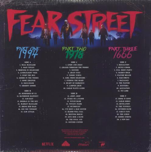 Original Soundtrack Fear Street [Music From The Netflix Trilogy Event] - Sealed 3-LP vinyl record set (Triple LP Album) UK OST3LFE838380