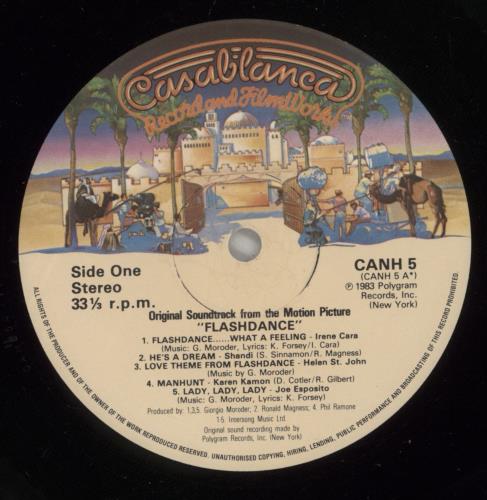 Original Soundtrack Flashdance vinyl LP album (LP record) UK OSTLPFL304366