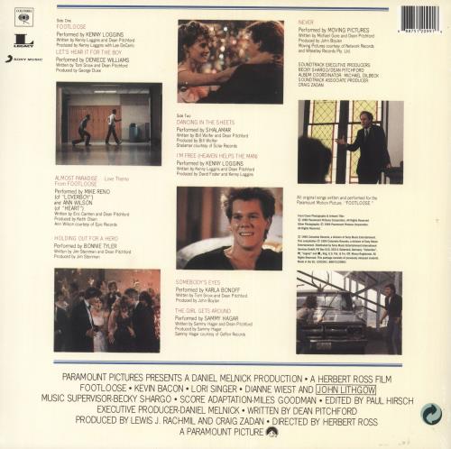 Original Soundtrack Footloose - Sealed vinyl LP album (LP record) UK OSTLPFO736283
