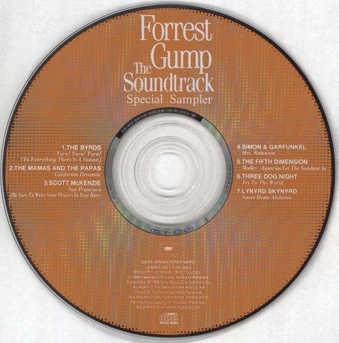Original Soundtrack Forrest Gump: The Soundtrack - Special Sampler CD album (CDLP) Japanese OSTCDFO731923