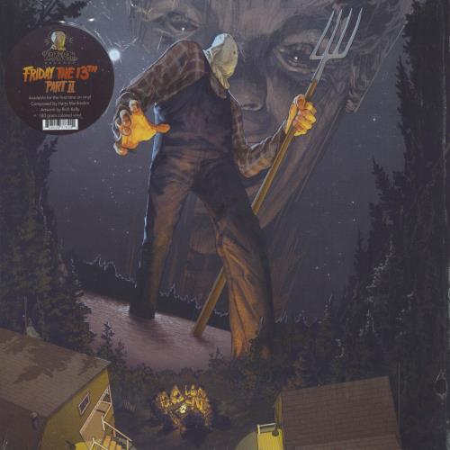 Original Soundtrack Friday The 13th Part II - Blue & Red Splatter Vinyl + Stickered Shrink vinyl LP album (LP record) US OSTLPFR790979