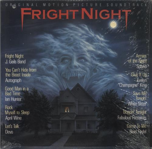 Original Soundtrack Fright Night - shrink vinyl LP album (LP record) US OSTLPFR867110