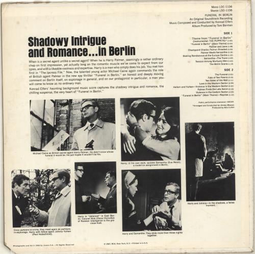 Original Soundtrack Funeral In Berlin vinyl LP album (LP record) US OSTLPFU692450