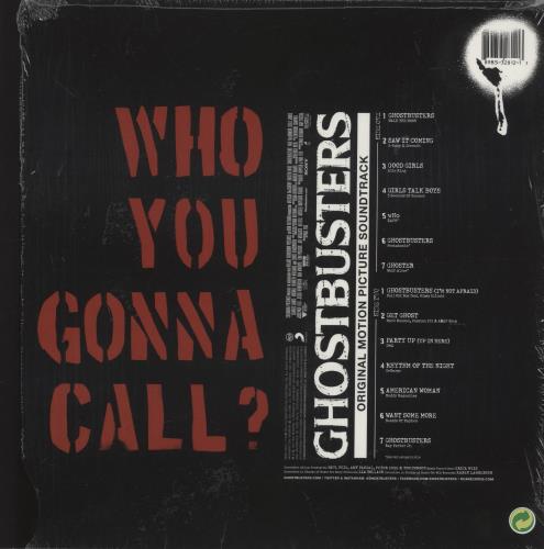 Original Soundtrack Ghostbusters [Original Motion Picture Soundtrack] vinyl LP album (LP record) UK OSTLPGH870580