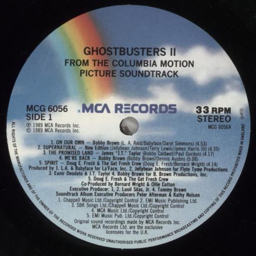 Original Soundtrack Ghostbusters II vinyl LP album (LP record) UK OSTLPGH89849