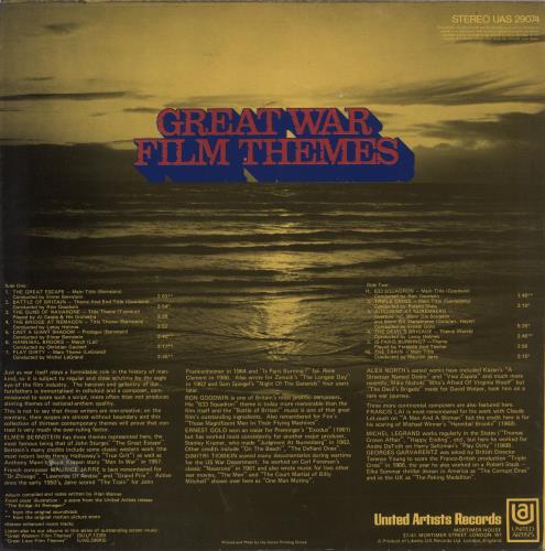 Original Soundtrack Great War Film Themes vinyl LP album (LP record) UK OSTLPGR740842