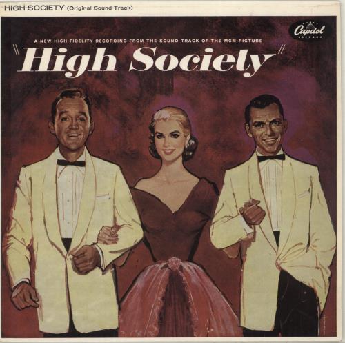 Original Soundtrack High Society - peach label vinyl LP album (LP record) UK OSTLPHI703159