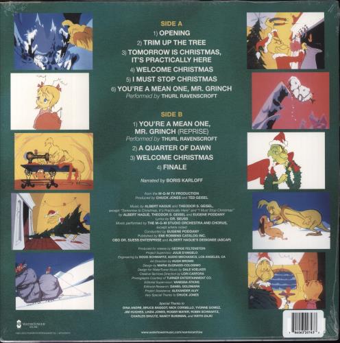Original Soundtrack How The Grinch Stole Christmas - Green Vinyl - Sealed vinyl LP album (LP record) US OSTLPHO852293