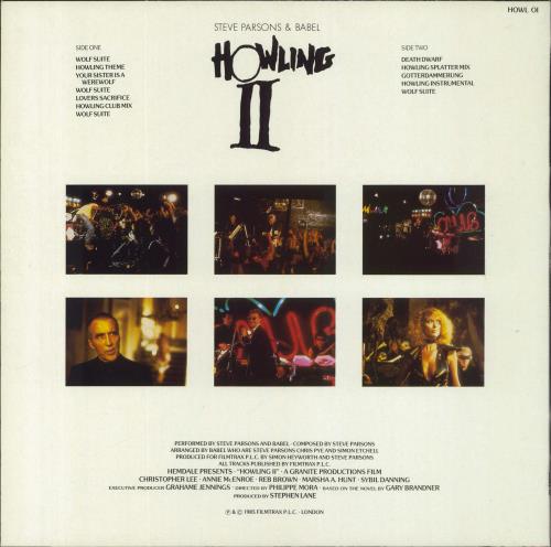 Original Soundtrack Howling II vinyl LP album (LP record) UK OSTLPHO692951