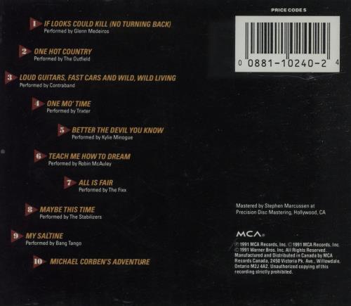 Original Soundtrack If Looks Could Kill CD album (CDLP) Canadian OSTCDIF663787