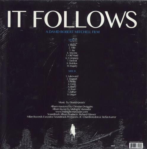 Original Soundtrack It Follows vinyl LP album (LP record) US OSTLPIT780918