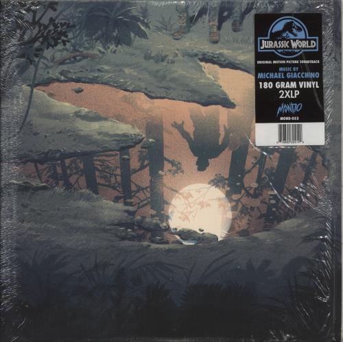 Original Soundtrack Jurassic World - 180gm Green Translucent With Blue Stripe Vinyl 2-LP vinyl record set (Double LP Album) US OST2LJU857902