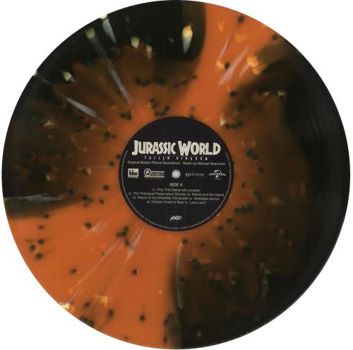 Original Soundtrack Jurassic World: Fallen Kingdom - 180gm Indo-Raptor Vinyl 2-LP vinyl record set (Double LP Album) US OST2LJU812659