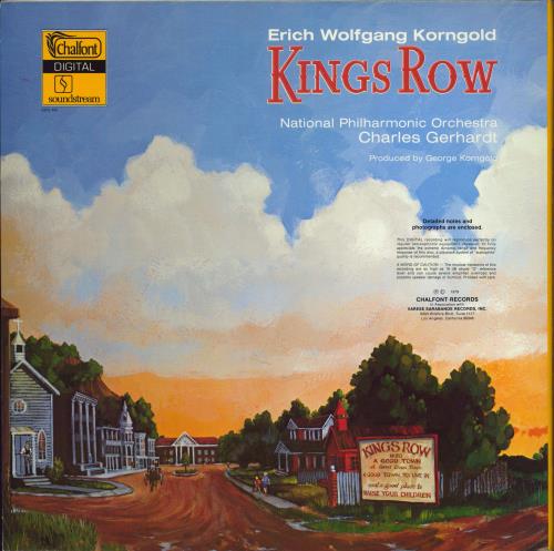 Original Soundtrack Kings Row vinyl LP album (LP record) US OSTLPKI776600