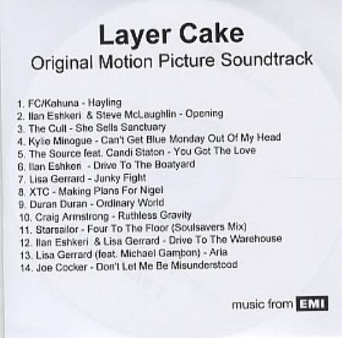Original Soundtrack Layer Cake CD-R acetate UK OSTCRLA314343