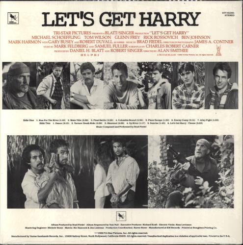 Original Soundtrack Let's Get Harry vinyl LP album (LP record) US OSTLPLE825956
