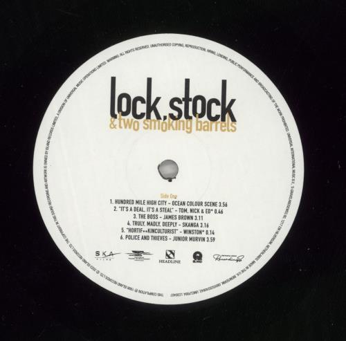 Original Soundtrack Lock, Stock & Two Smoking Barrels 2-LP vinyl record set (Double LP Album) UK OST2LLO868306