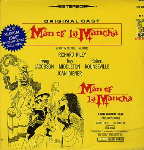 Original Soundtrack Man Of La Mancha vinyl LP album (LP record) US OSTLPMA391972
